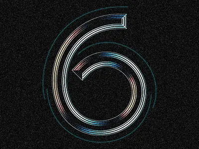 Six 36days 9 36daysoftype 36daysoftype c 36daysoftype10 3d adobeillustrato design graphic design graphicinspiration illustration type typographicdesign typography vector