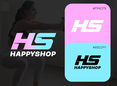 Branding - HappyShop branding design logo ui