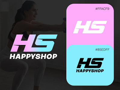 Branding - HappyShop branding design logo ui