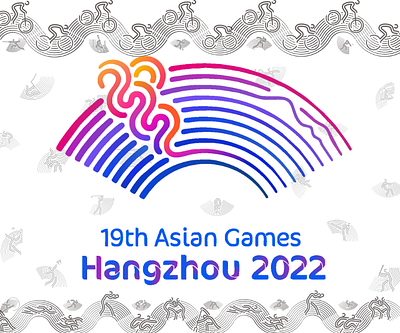 The Asian Games 2022 Banner graphic design