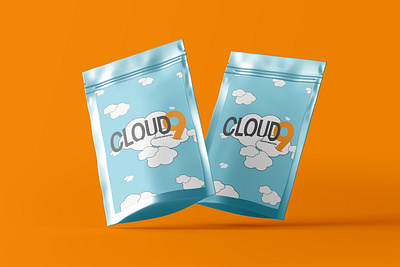 Cloud 9 Coffee Roasters Mockup branding graphic design logo product design