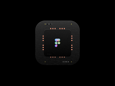 Powered by Figma app icon. figma icon ios icon