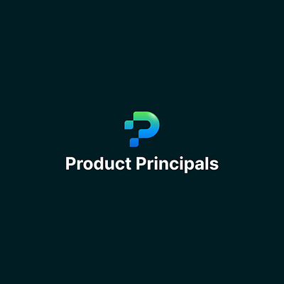 Product Principles Letter P Logo abstract app application branding creative design graphic design illustration letter p logo media mobile p logo premium print product ux vector