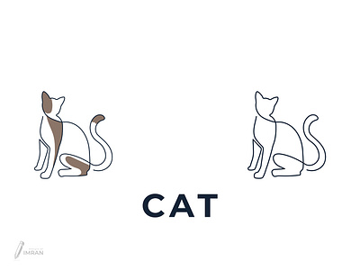 Cat - Logo Design (Unused) app logo brand identity branding cat cat logo creative logo design gradient logo graphic design icon illustration kitten logo minimal logo modern logo