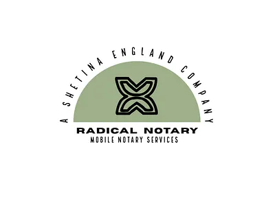 Radical Notary adinkra afrominimalist designer branding excellence graphic design logo modern african inspired design motion graphics sage green wisdom