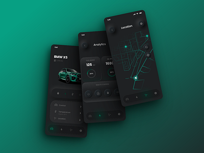 BMW - Mobile App Design | UI/UX | Design Concept app application design bmw bmw app design graphic design mobile app mobile application mobile design ui ux web design