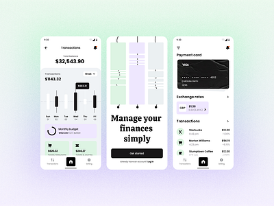 Bank app - Build 2.0 design figma finance pay practice ui wallet