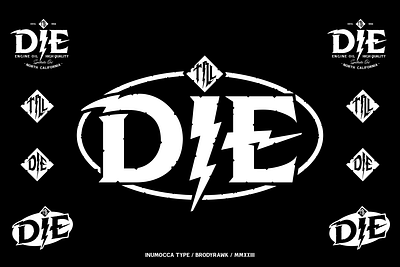 Till Die band logo branding clothing design font graphic design inumocca lettering logo logo pack logos modern poster retro typeface typography vintage