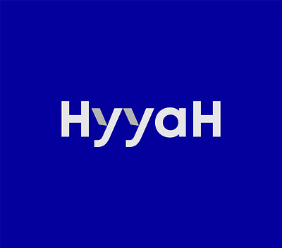 Typography Logo, Hyyah Logo Design logoideas