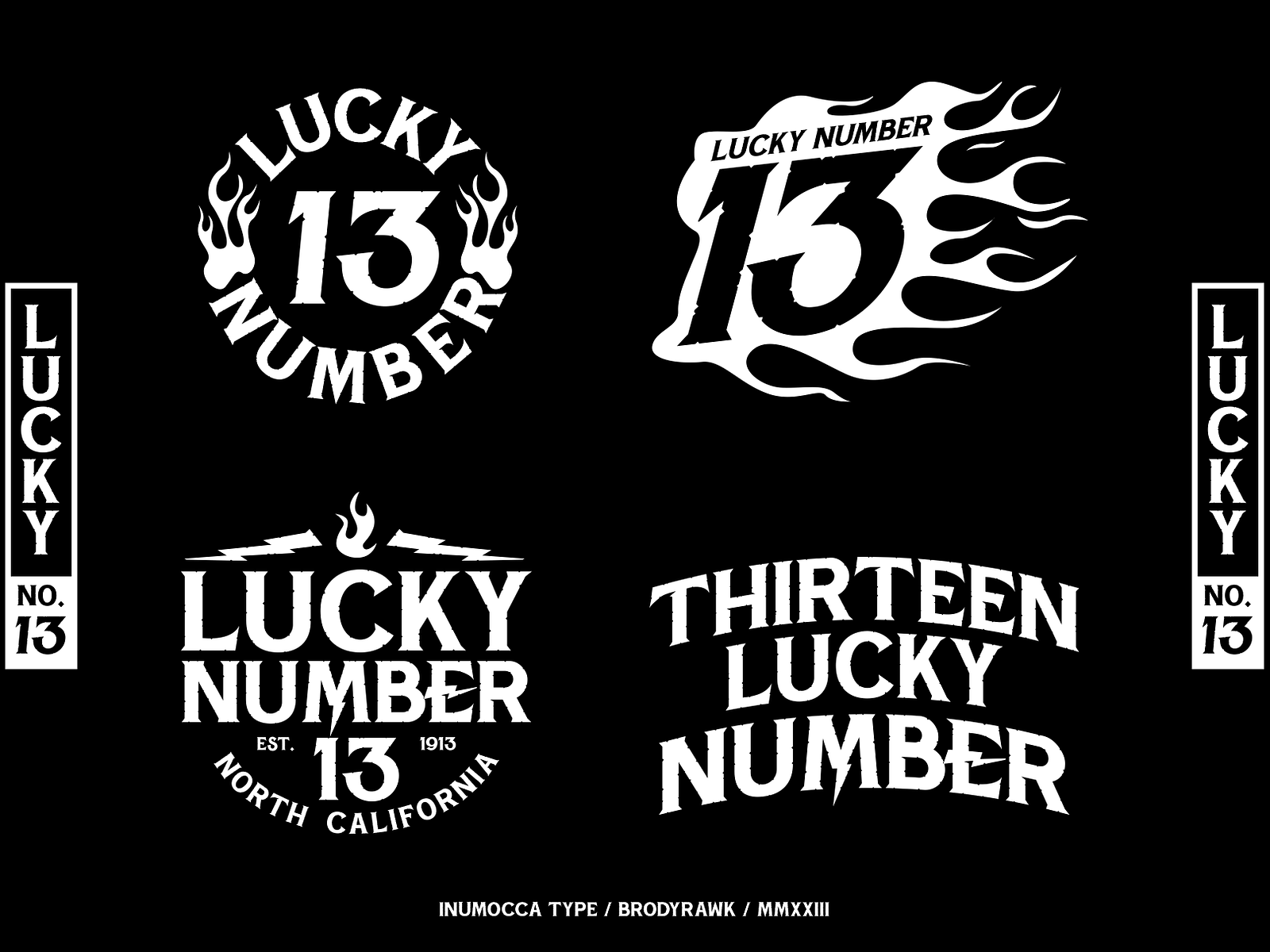 Lucky Number 13 by inumocca on Dribbble