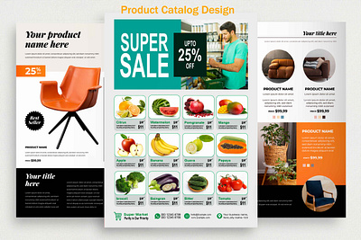 I will do professional product catalog design banner design branding design email template figma design graphic design illustration landing page design ui uidesign