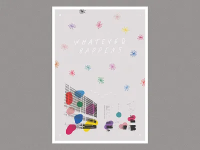 Whatever Happens - Jackie Lune - Newspaper Spread art design graphic design newspaper poster print