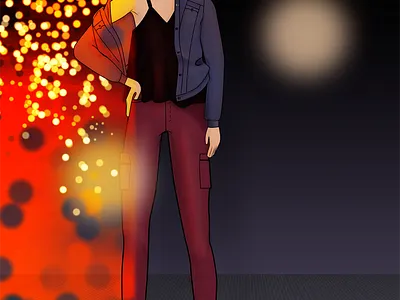 FI 1 fashion illustration woman