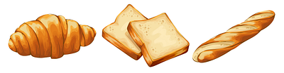 Bread Illustration adobe photoshop illustration