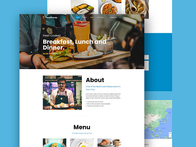 FoodScoop ui design ux design web design