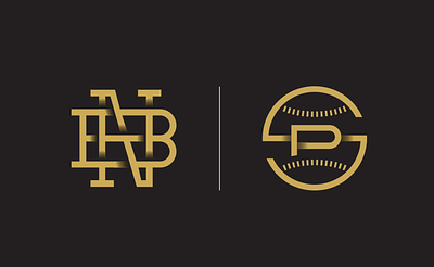 Sports! baseball logo monogram sports