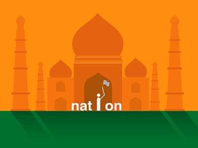 Nation design expressive typography graphic design india logotype text type type ornamentation typography verbicon wordtype