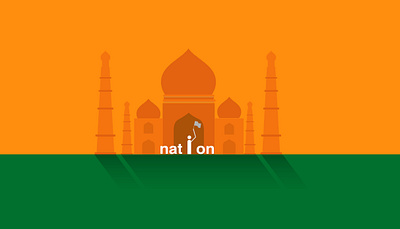 Nation design expressive typography graphic design india logotype text type type ornamentation typography verbicon wordtype