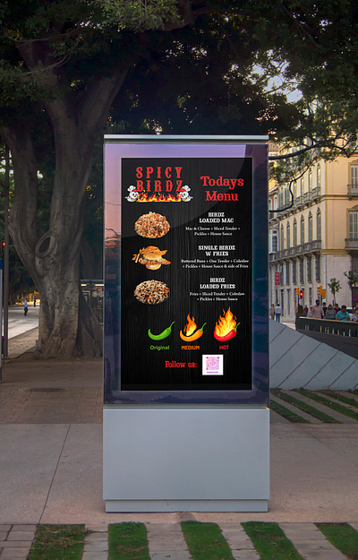 Custom Restaurant Menu Design branding illustration luxury menu menu menu design modern men design motion graphics restaurant menu spicy birdz menu