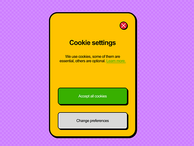 #Hype4 Daily UI Day 5 cookies settings day 5 hype 4 neumorphism ui