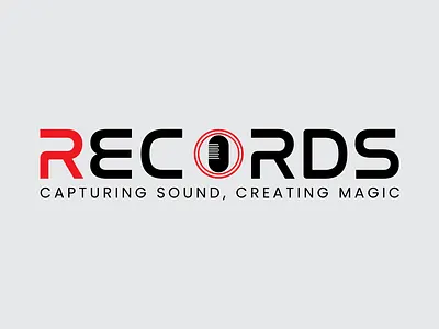 RECORDING STUDIO LOGO branding design graphic design illustration logo logo design recording logo studio logo typography ui ux vector
