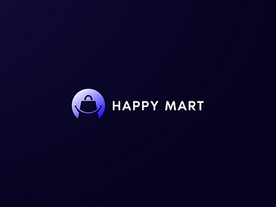 Happy Mart logo ( Retail Corporation ) available for sale corporation branding corporation logo happy logo concept modern corporation retail retail logo shoping logo with happy concept shopping