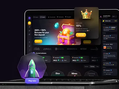 Casino Gambling Main Page Dashboard casino luck