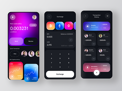 Crypto Wallet (Exchange) crypto ios mobile app wallet