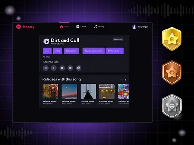 Boomy design mobile responsive ui ux web web app