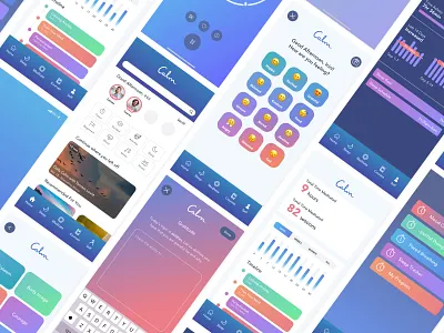 Calm App Redesign app app design branding product product design stylesheet ui ui design ux ux design ux research uxui