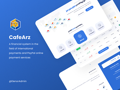 Cafearz blockchain blue blue design branding cafearz design graphic design illustration minimal moden payment payment design ui ui design uiux web web design طراح کافه ارز طراحی کافه ارز