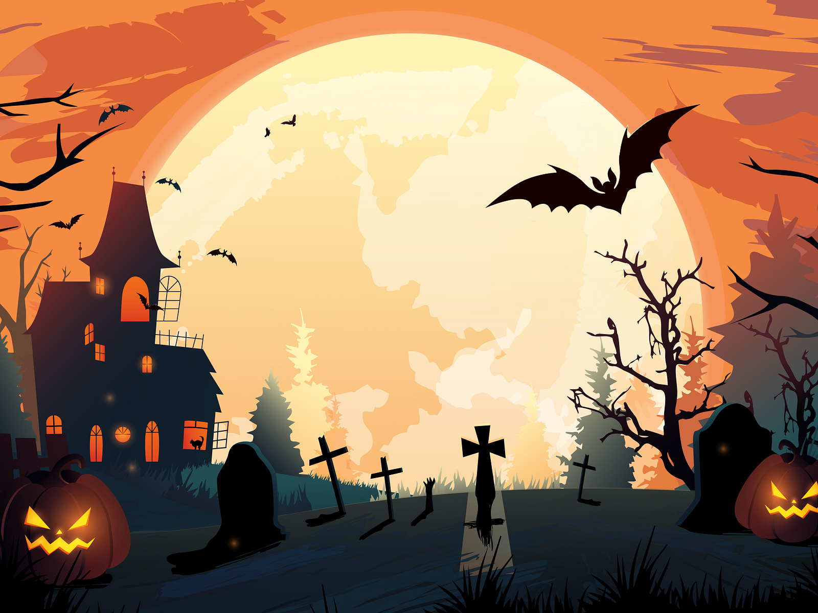 Have a Happy Halloween Booooo by Maria Matvienko on Dribbble