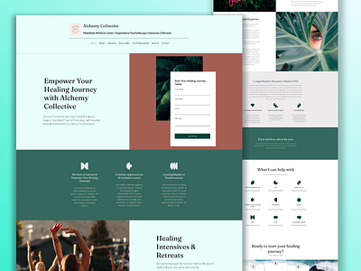 Therapy Practice Redesign branding design graphic design ui ux web design