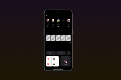 Offsuit - Mobile Poker POC concept product design