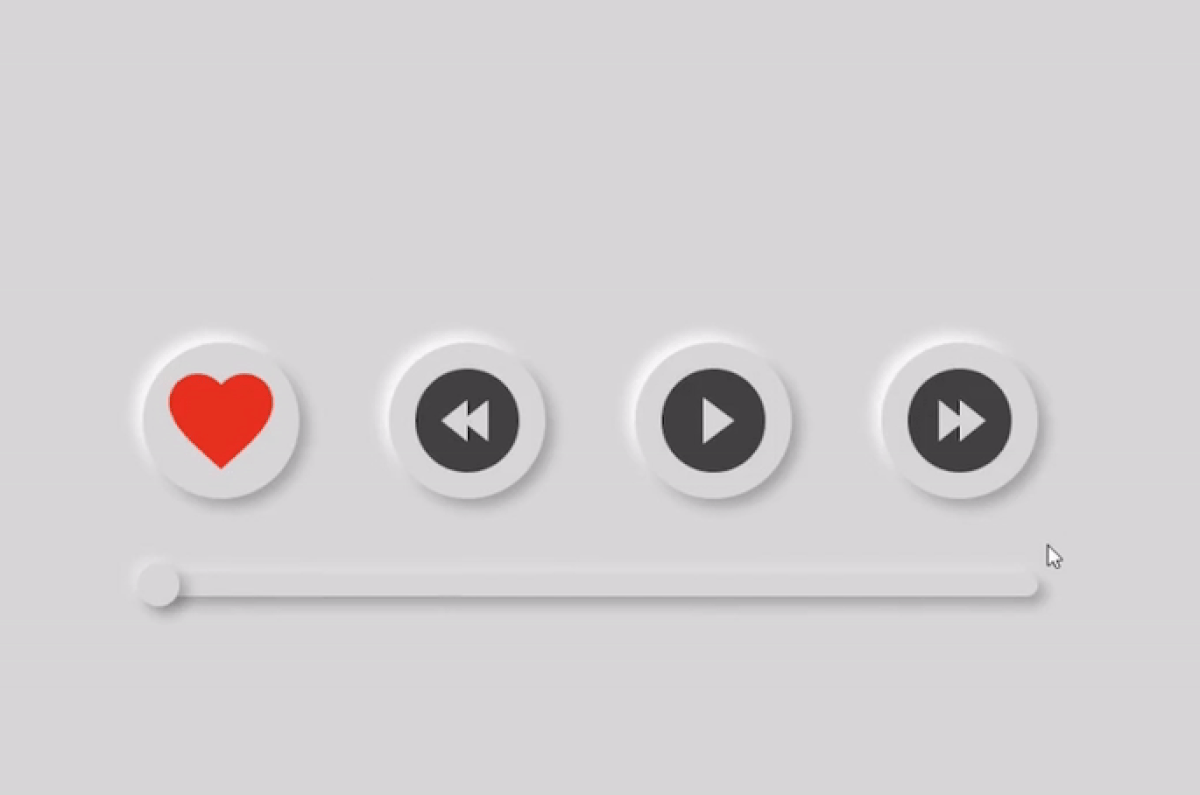 Neumorphic Music Player Button UI Design! by Jannatun Nayeem on Dribbble