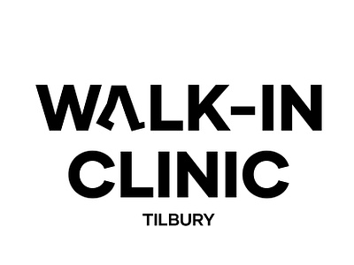 WALK-IN CLINIC NEW CONCEPT LOGO branding cliniclogo graphicdesign graphicdesigner illustration logomark symbol walklogo