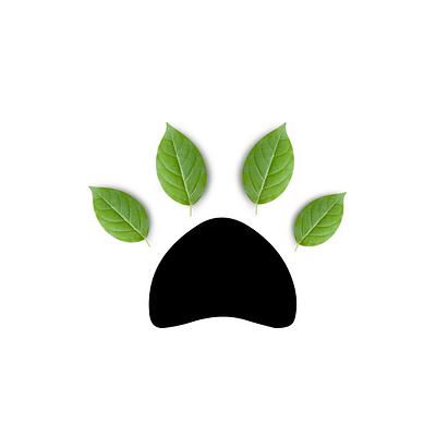 Nature paw animation cat creativelogo dog forestlogo logo logomark nature paw pets petslogo