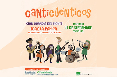 RRSS | Canticuénticos argentina canticuénticos graphic design identity kids design music print rrss social