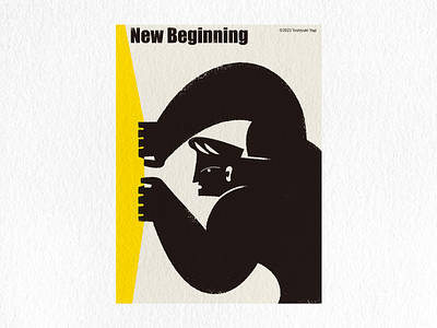 New Beginning graphic design illustration
