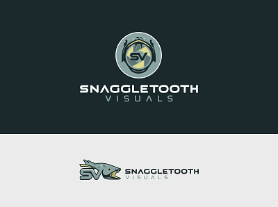 Snaggletooth Visuals branding graphic design logo