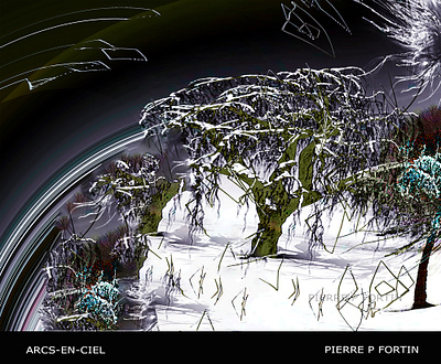 ARC-EN-CIEL Pierre P Fortin Art numérique art numérique