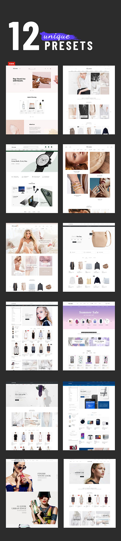 Alysum - Premium Prestashop AMP Theme wordpress templates