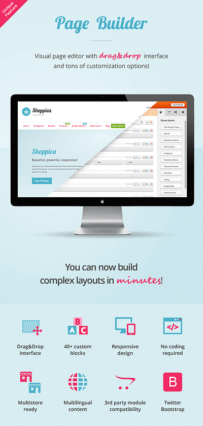 Shoppica – Premium OpenCart Theme website template