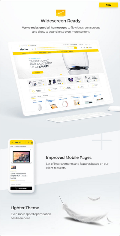 Electro Electronics Store Shopify Theme woocommerce templates