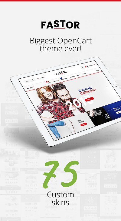 Fastor - Multipurpose Responsive Opencart Theme woocommerce templates