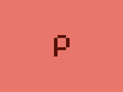 P letter logo letter logotype p