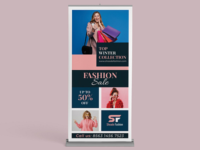 Fashion Roll-up banner ads amazing pull up banner ads banner design corporate banner fashion roll up outdoor banner professional rollup pull up design reactable banner roll up bannner rollup