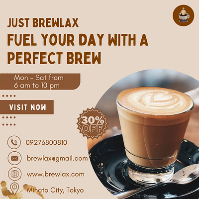 Coffee Shop - Ads branding graphic design