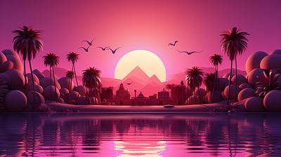 Sunset dall e