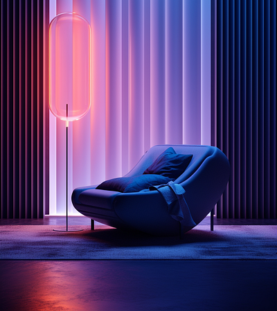 Minimalist interior design dall e